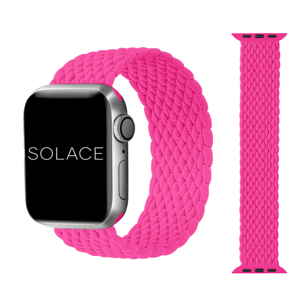Pink Apple watch band, compatible with 38,40,41,42,44,45,49mm Apple watch sizes
